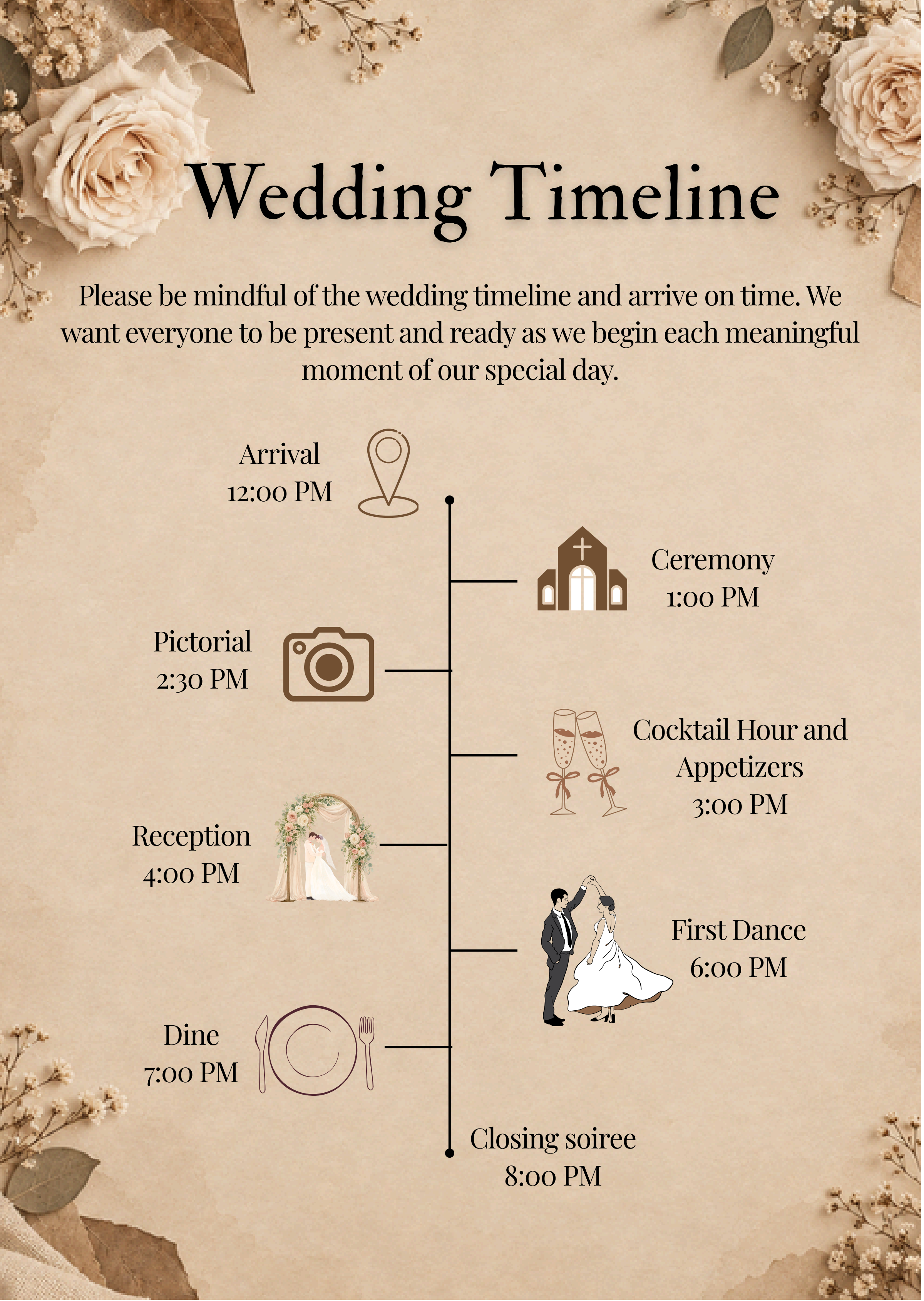 Wedding invitation page 8